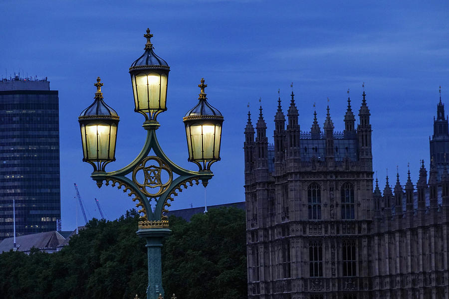 London Lights at Dusk London UK Photograph by Toby McGuire