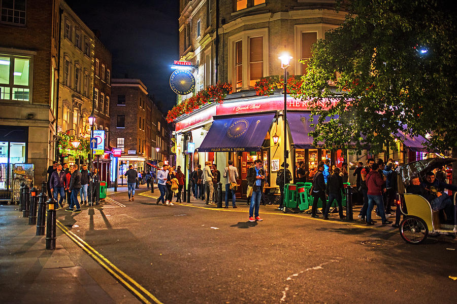 London nightlife The Round House Covent Garden London UK United Kingdom Photograph by Toby McGuire