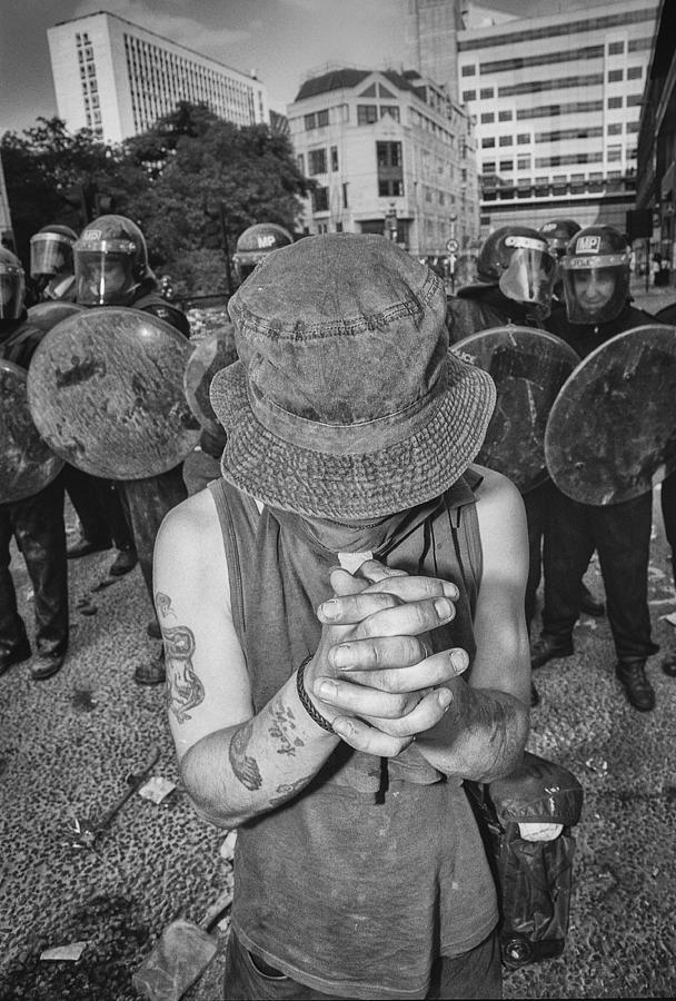 London Photograph - London Riot 02 by Carlos "grury" Santos