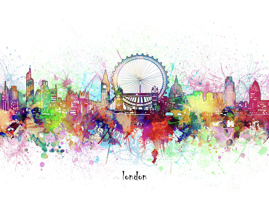 London Skyline Artistic Digital Art