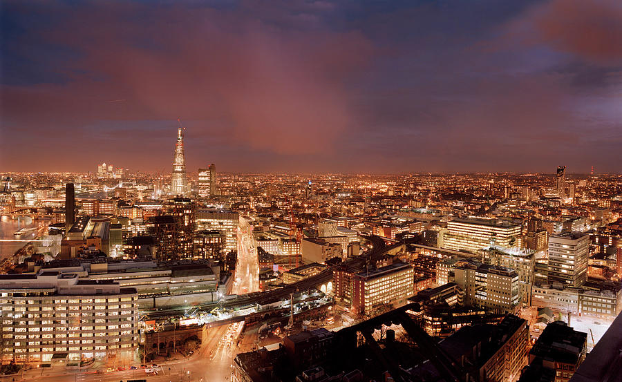 London Skyline Looking East Photograph by Peter Kindersley London Skyline Looking East Photograph by Peter Kindersley