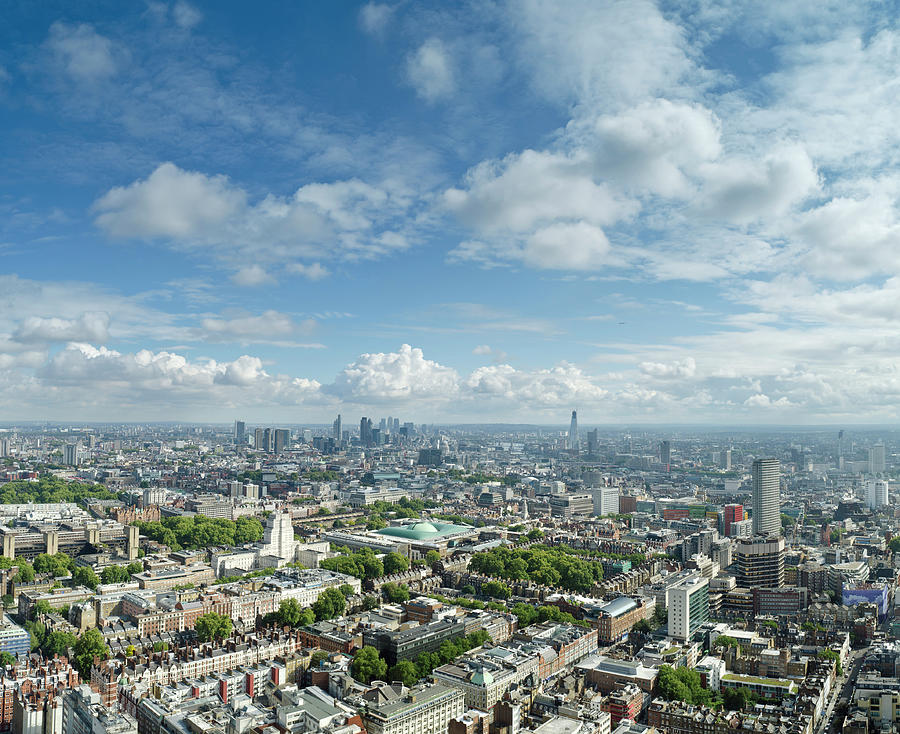 London Skyline Panorama Photograph by Dynasoar