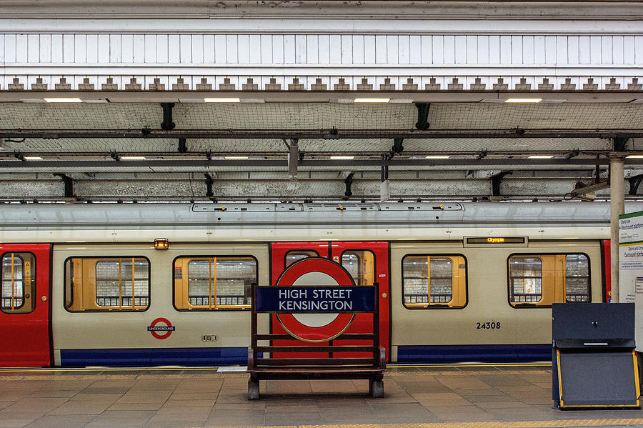 London Underground High Street Kensington Photograph by Douglas Wielfaert