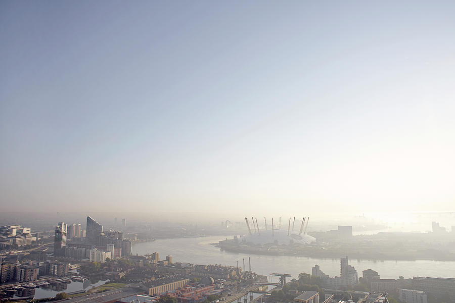 London View With The Thames And The O2 Photograph by Michael Blann