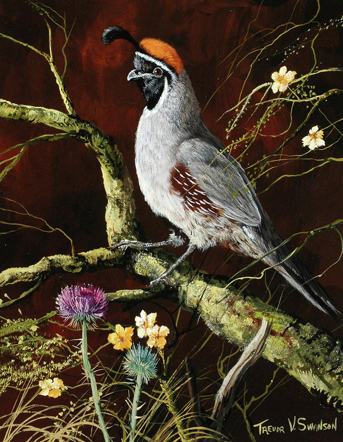 Wildlife Painting - Lone Sentinel by Trevor V. Swanson