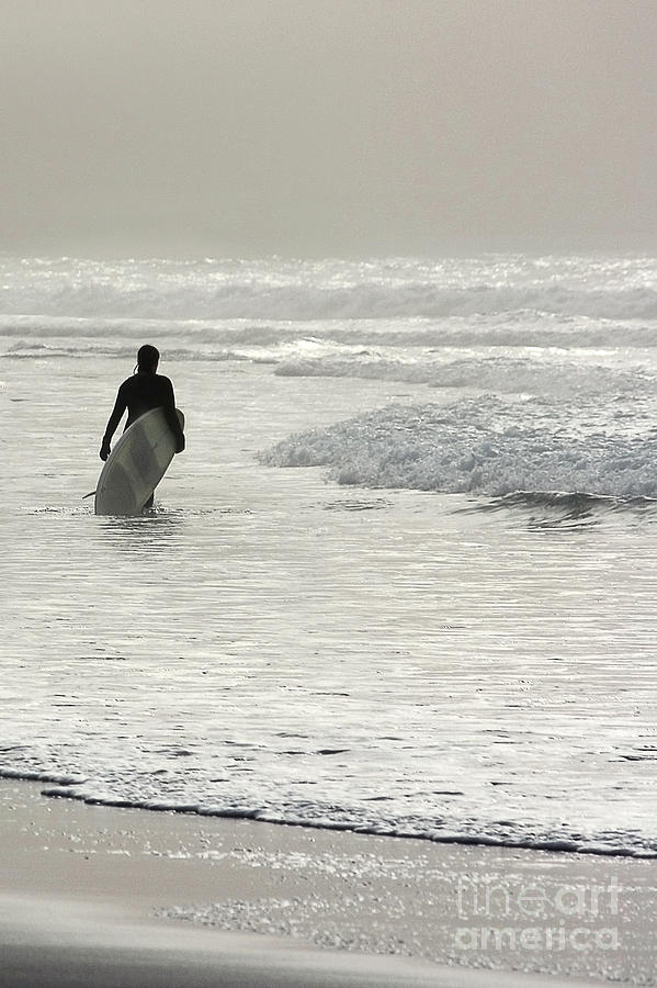 Lone Surfer Photograph