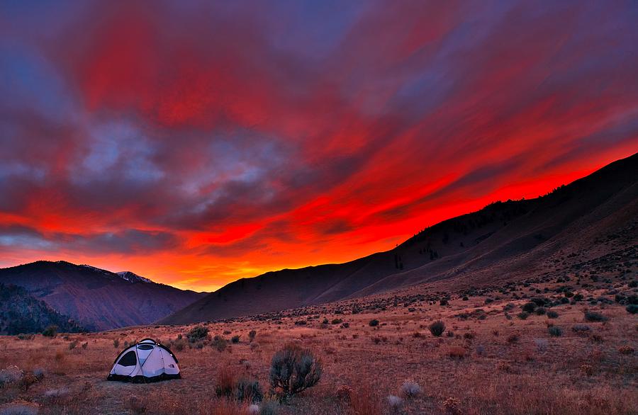 Lone Tent Photograph by Tom Gresham