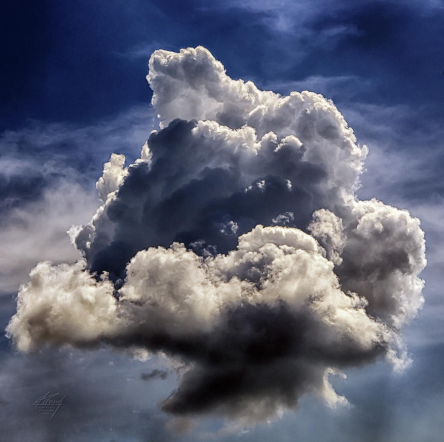 Lone Thundercloud Photograph by Michael Frank