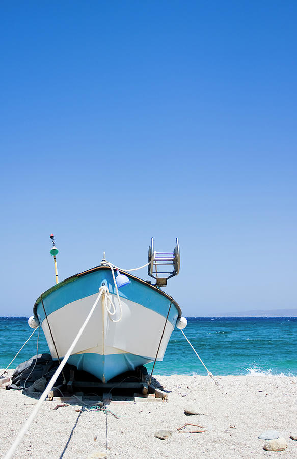 Lonely Boat by Nasos Zovoilis