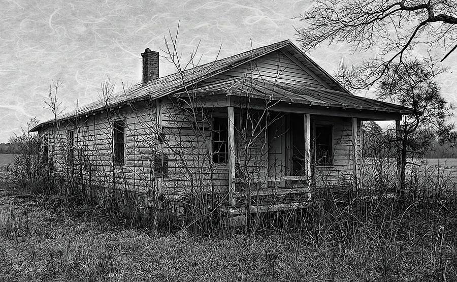 Lonely Home Photograph by Vic Montgomery