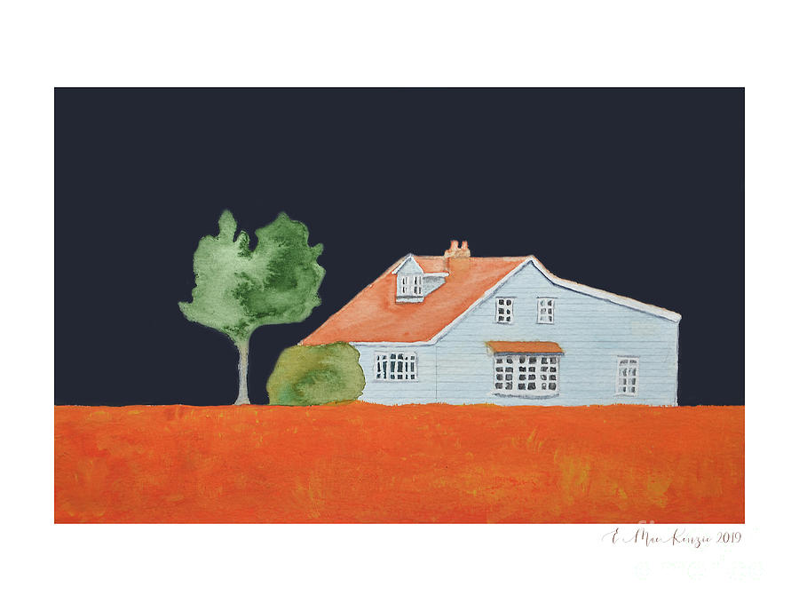 Lonely House No 1. Painting