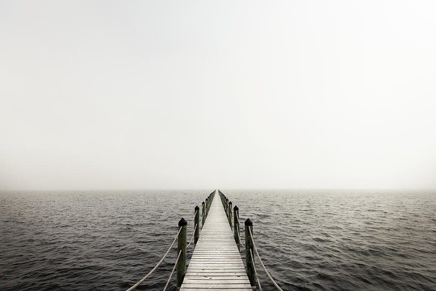 Lonely Jetty Photograph by Lightkey