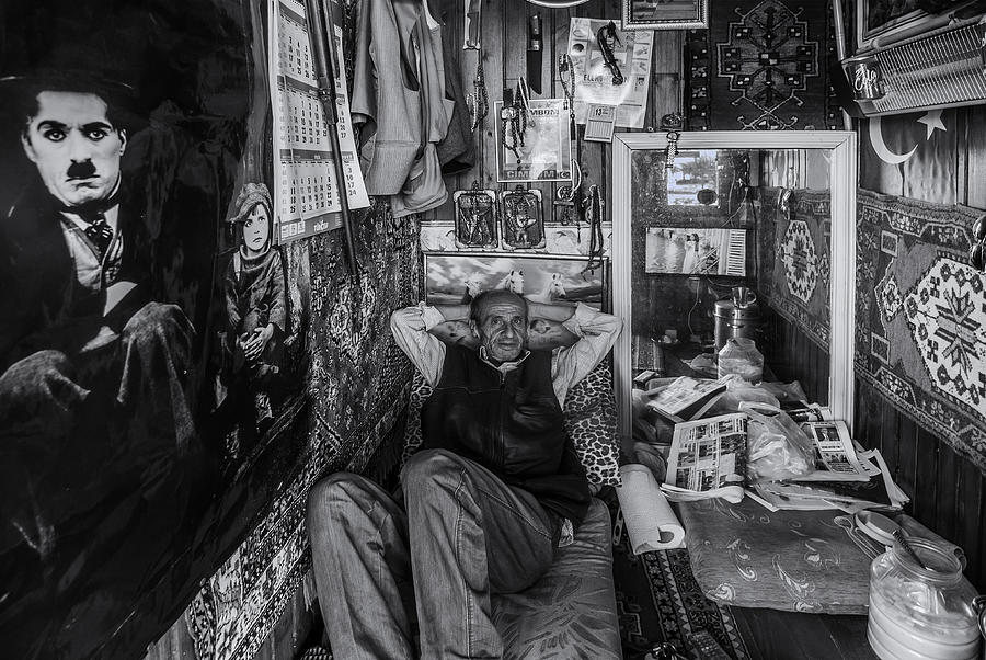Lonely Man Photograph by Emir Bagci