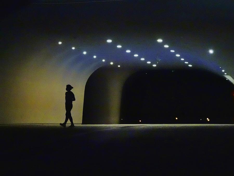 Lonely Silhouette Photograph by Yi-tang Wang