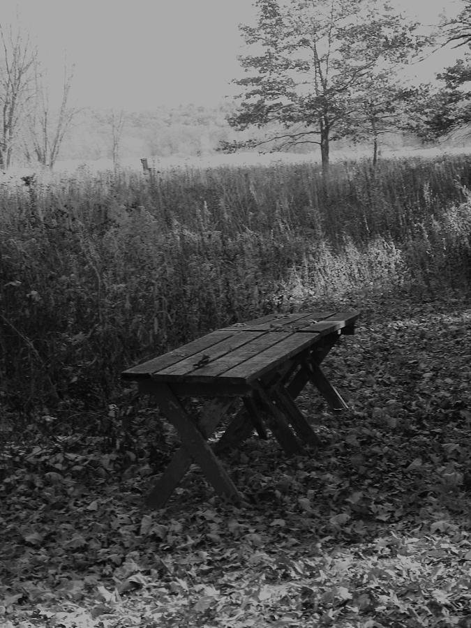 Lonely Tables Photograph by Bill Bass - Fine Art America