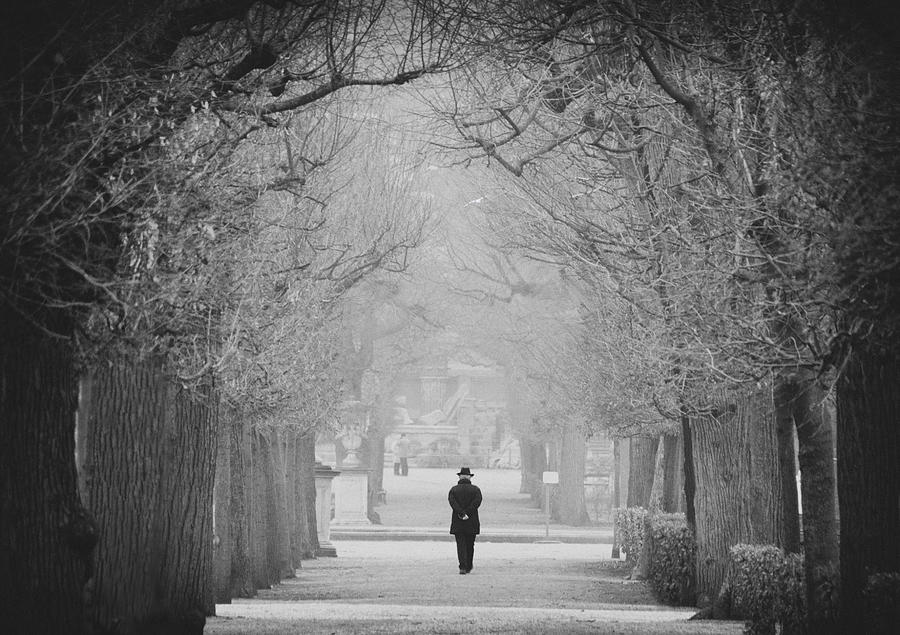 Lonely Walk Photograph by Mario Mencacci