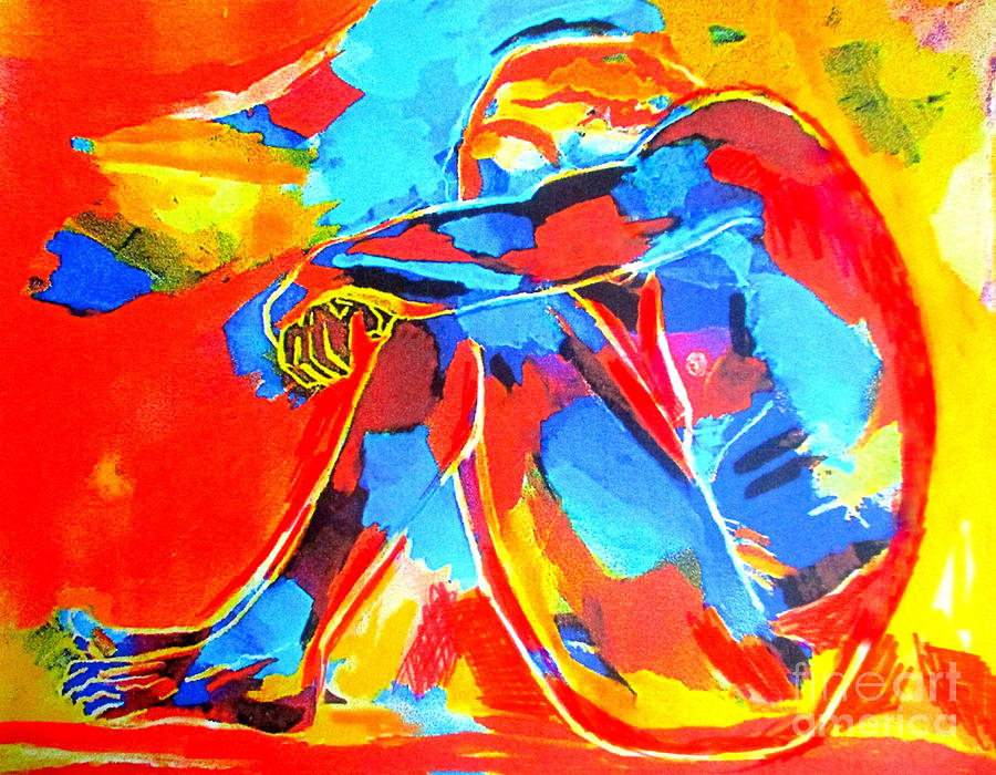 Lonesome figure by Helena Wierzbicki Lonesome figure by Helena Wierzbicki
