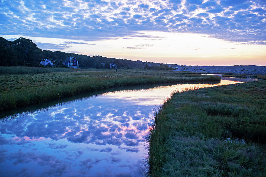 Long Beach River Reflection Rockport MA Photograph by Toby McGuire