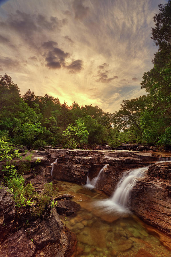 Long Creek Falls Photograph by Robert Charity