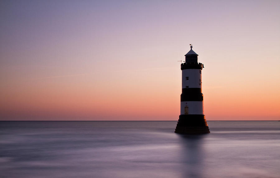 Long Exposure Lighthouse With Early Photograph by Photo By Seintwar Images Of Anglesey