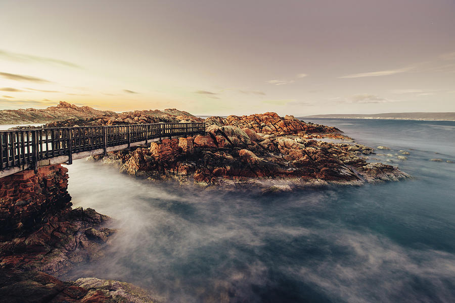 Long Exposure Of The Canal Rocks At Yallingup, Margaret River, Western Australia, Australia, Oceania Photograph by Christian Frumolt