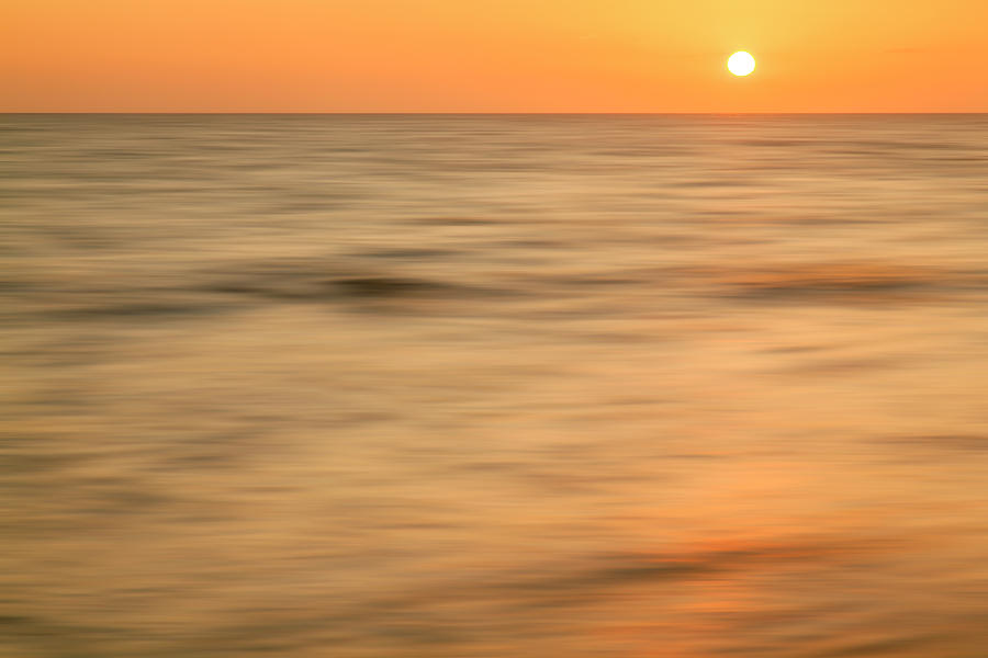 Adam Jones Photograph - Long Exposure Of Waves At Sunset, Boca by Adam Jones