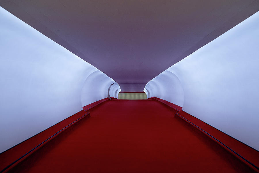Long Hallway With No People At The Twa Photograph by Dreampictures Long Hallway With No People At The Twa Photograph by Dreampictures