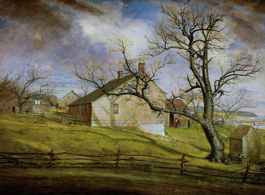 Long Island Farm Houses                                                    Photograph by William Sidney Mount