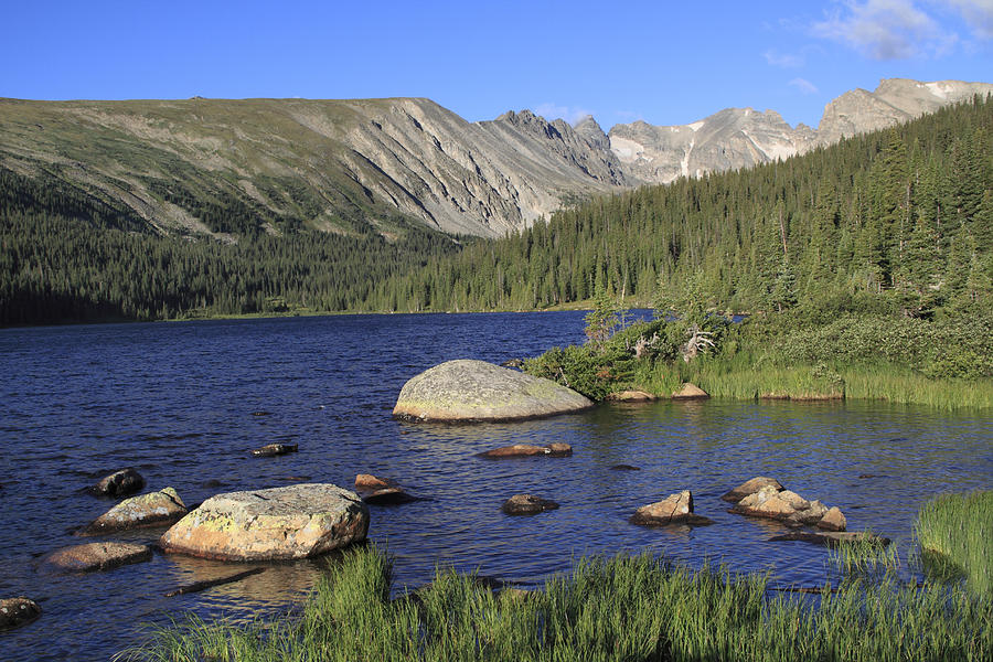 Long Lake And Rocky Mountains Photograph by John Kieffer