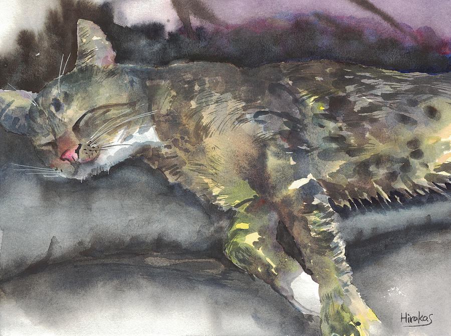 Long Nap Painting by Hiroko Stumpf