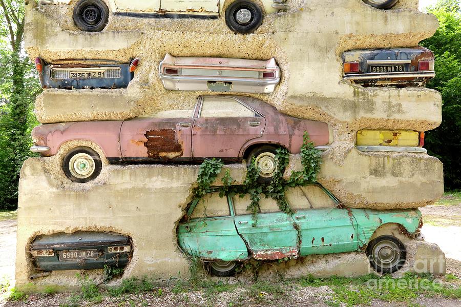 Long Term Parking Sculpture Photograph by Thierry Berrod, Mona Lisa Production/science Photo Library