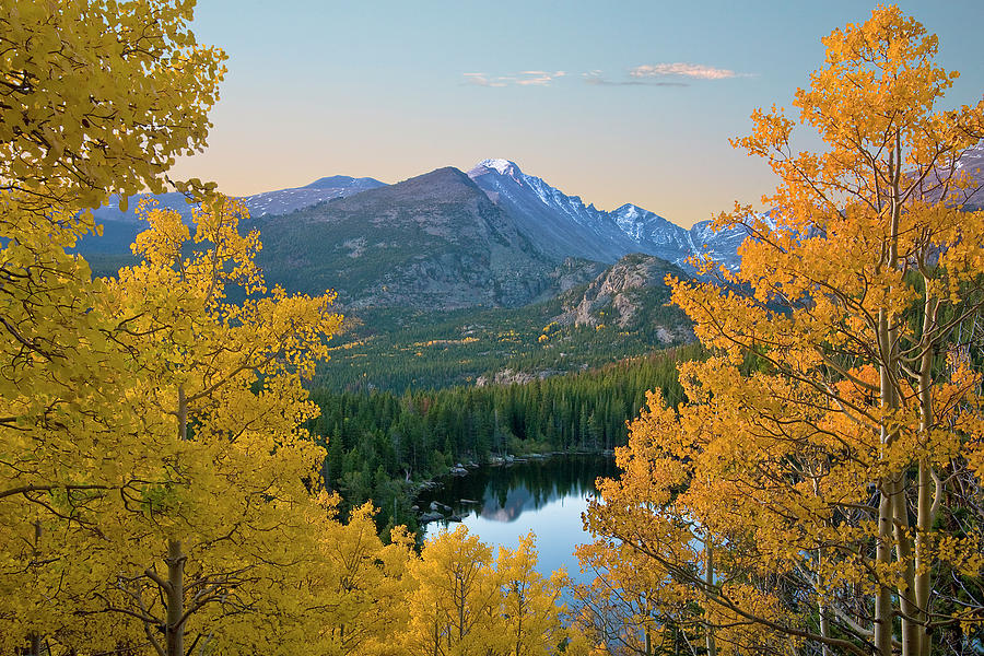 Longs Peak in Autumn 9301 Photograph by Rob Greebon - Fine Art America