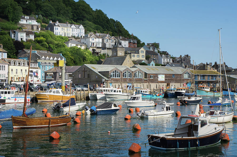 Looe Harbour Cornwall Photograph by Tim Clark