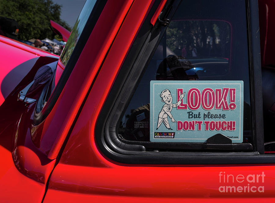 Look but dont touch Photograph by Arttography LLC