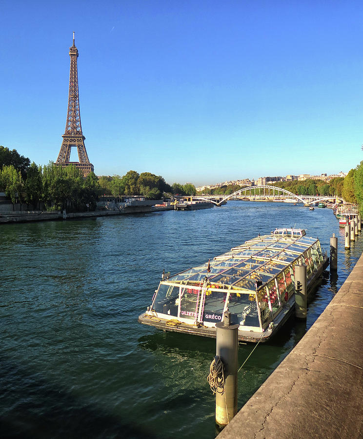 Looking Across the Seine River Photograph by Dave Mills