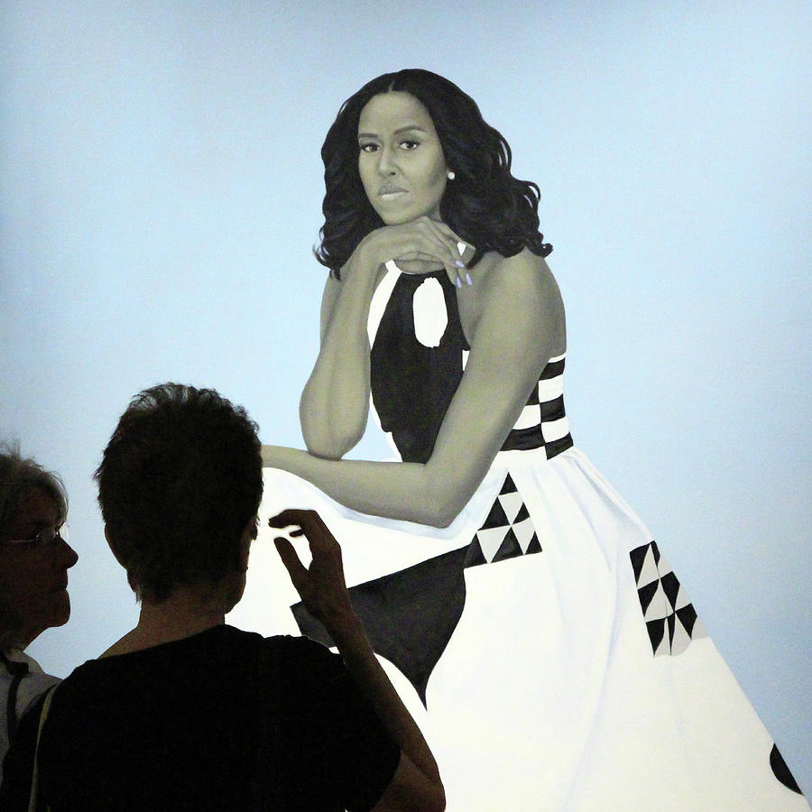 Looking At Michelle Obama Photograph