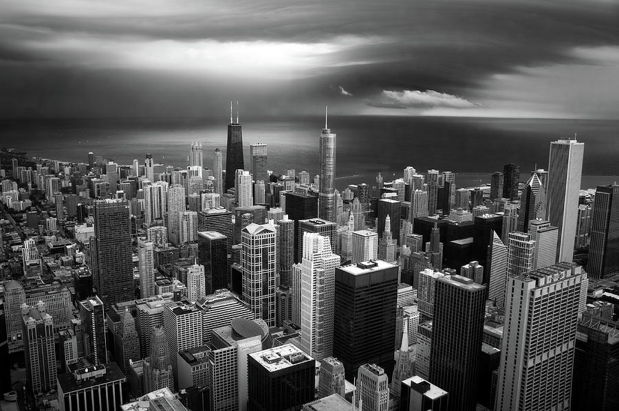 Looking Down Chicago Photograph by By Phil Chen - Fine Art America