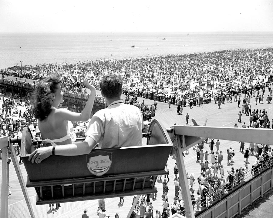 Looking Down On Part Of The Record Photograph by New York Daily News Archive