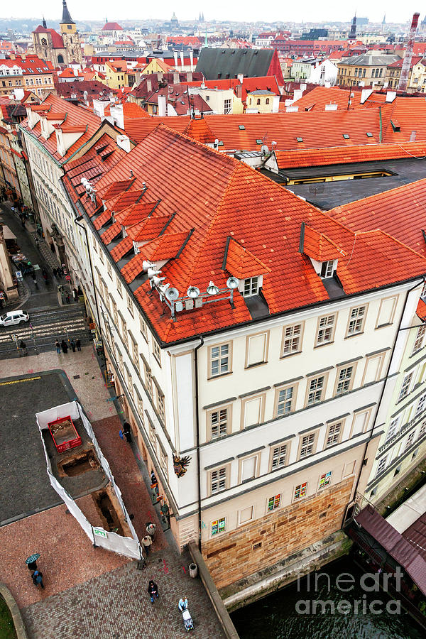 Looking Out from the Old Town Bridge Tower in Prague Photograph by John Rizzuto