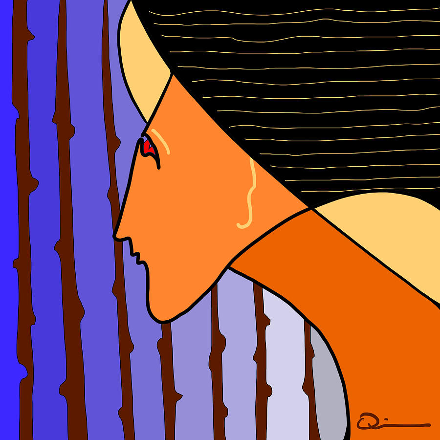 Looking Out Digital Art by Jeffrey Quiros