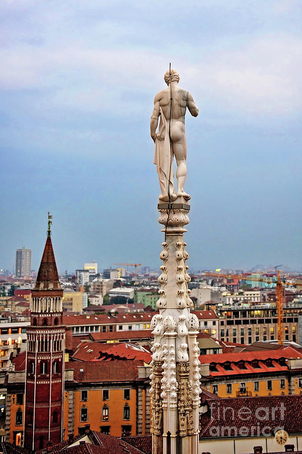 Looking Over Milan Photograph by Anna Serebryanik