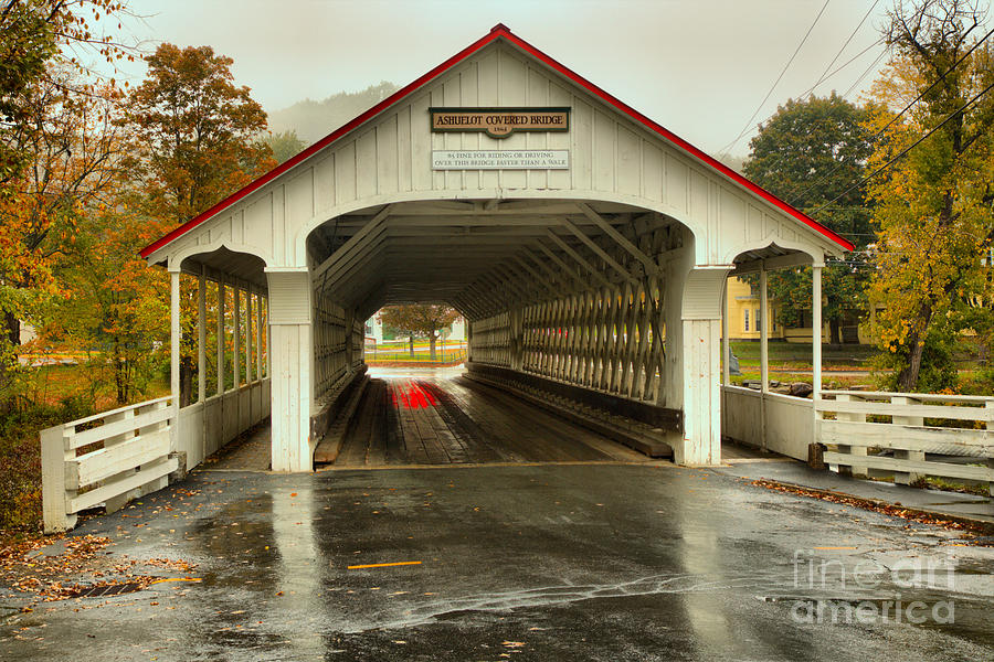Looking Through The Ashuelot Covered Bridge Photograph by Adam Jewell