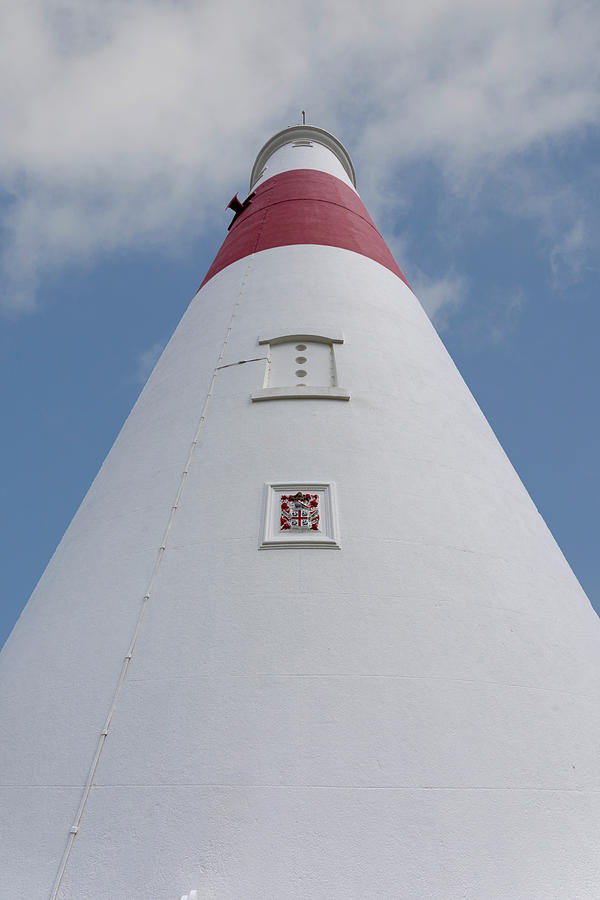 Looking up at Portland Bill Photograph by Steev Stamford