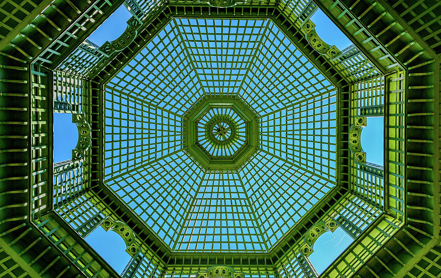 Looking Up From Under the Gazebo Photograph by Marcy Wielfaert