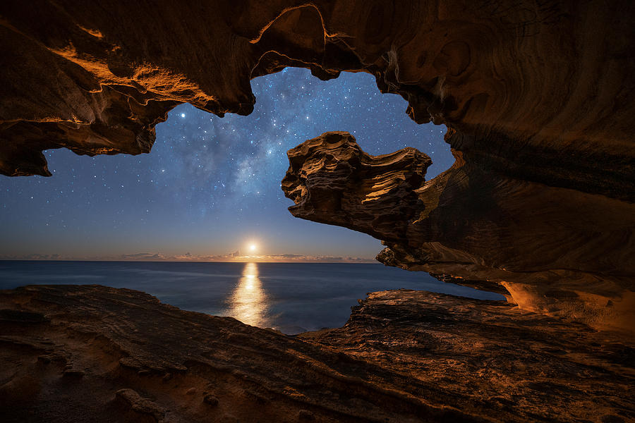 Sky Photograph - Lookout Cave by Jingshu Zhu