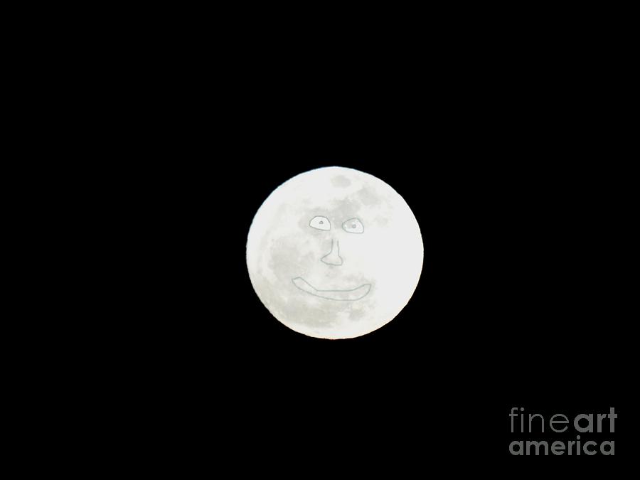 Looney Man In The Moon Photograph
