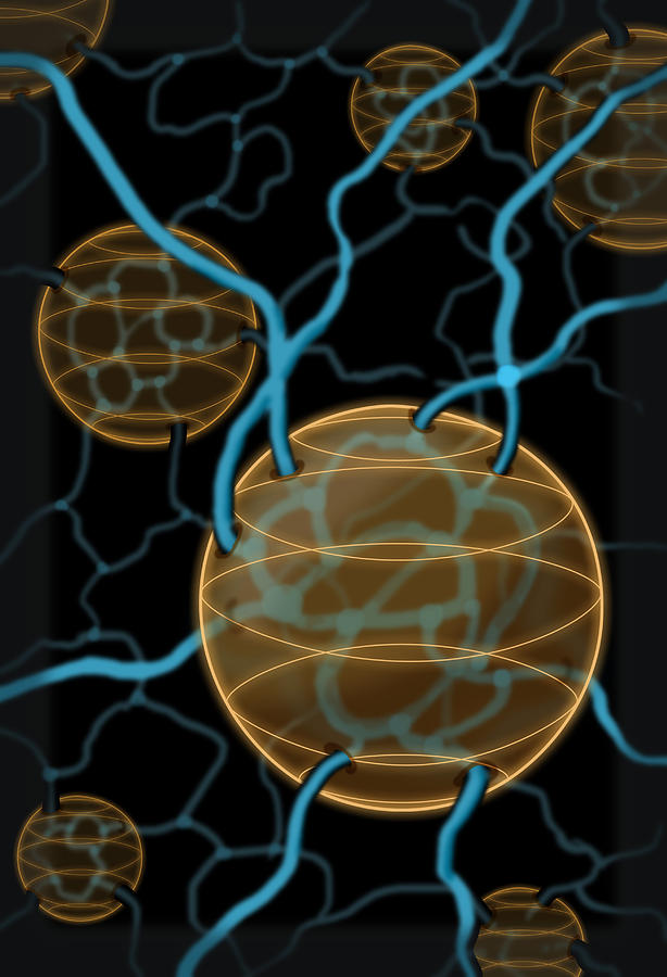 Loop Quantum Gravity, Illustration Photograph by Monica Schroeder