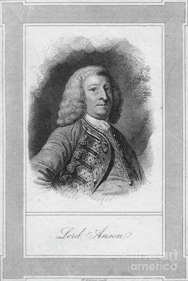 Lord Anson, 1762 Drawing by Print Collector