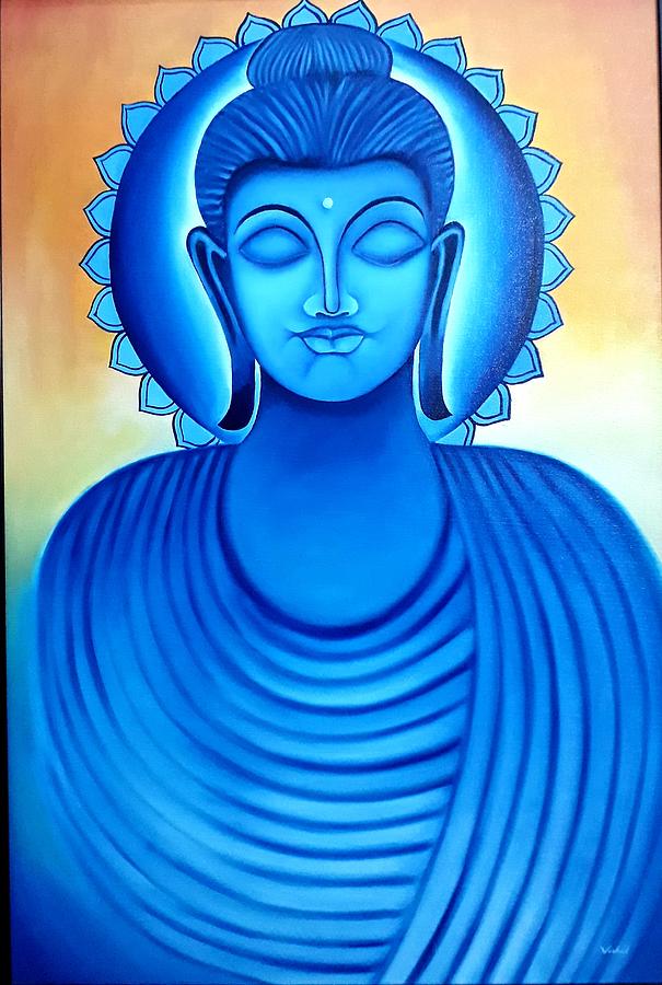 Lord Budha Painting by Mayank Vishal kumar