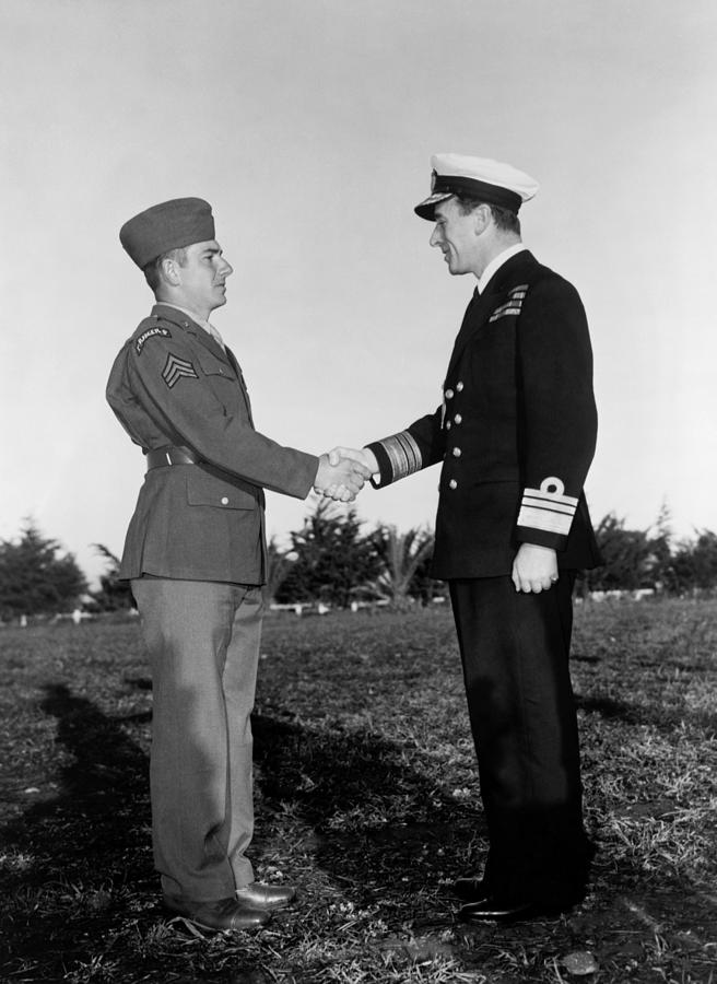 Lord Louis Mountbatten Awarding Medal - WW2 - 1943 Photograph by War Is Hell Store